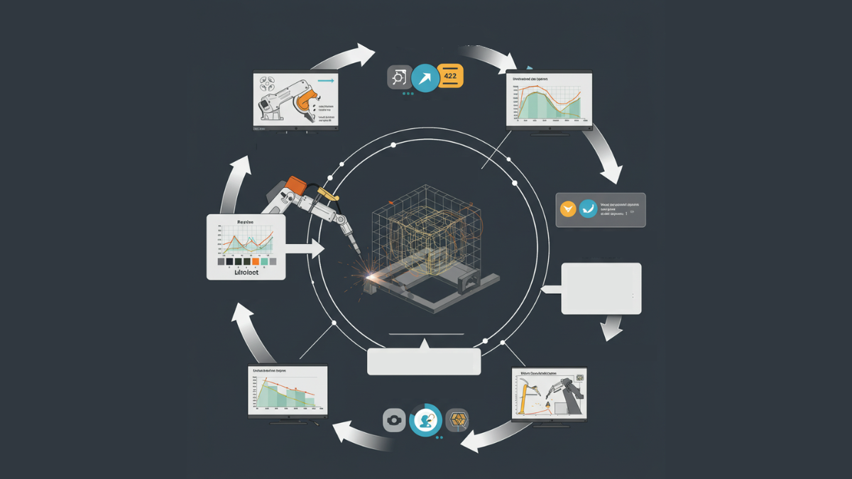 flusso di lavoro digital twin saldatura