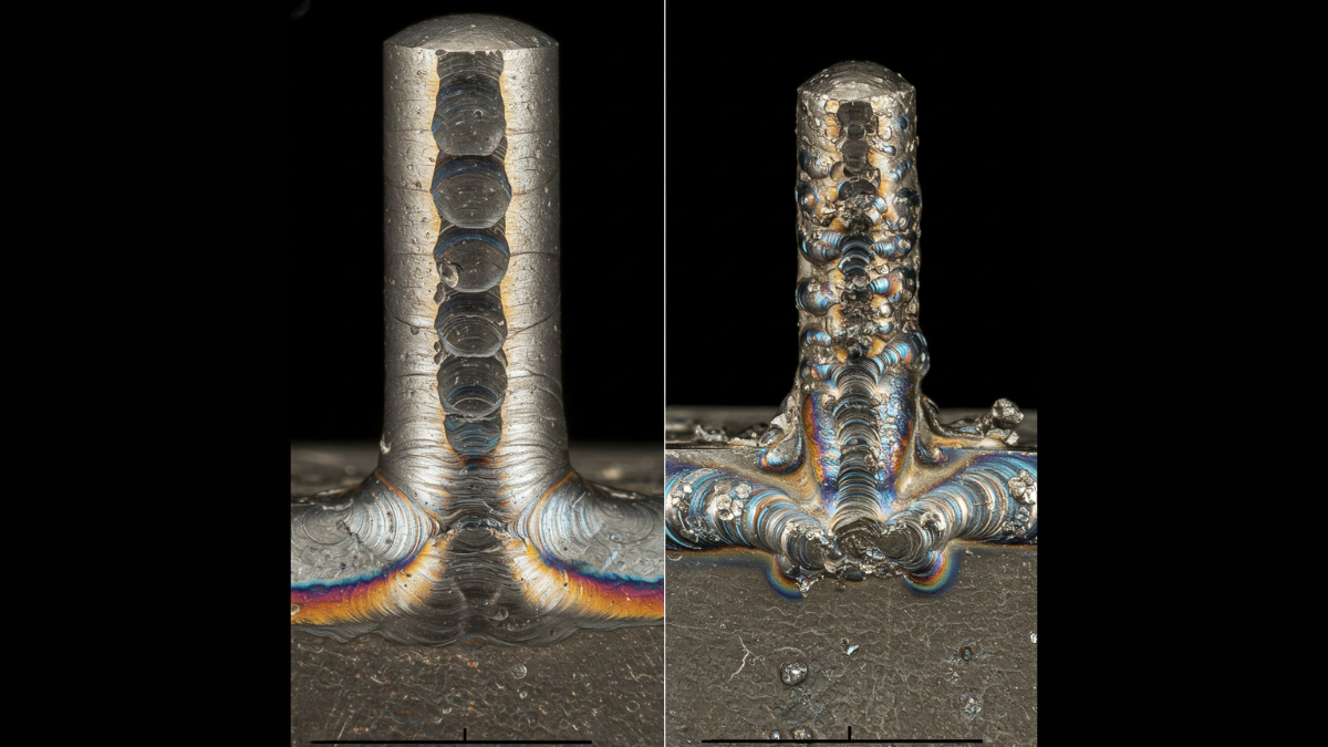 giunti saldati di alta qualità vs problematici - materiali resistenti alle alte temperature