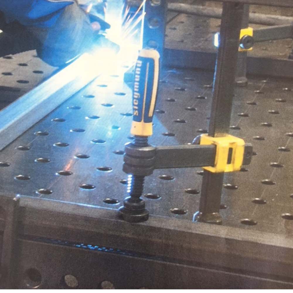 piano tavolo di saldatura in Acciaio Siegmund