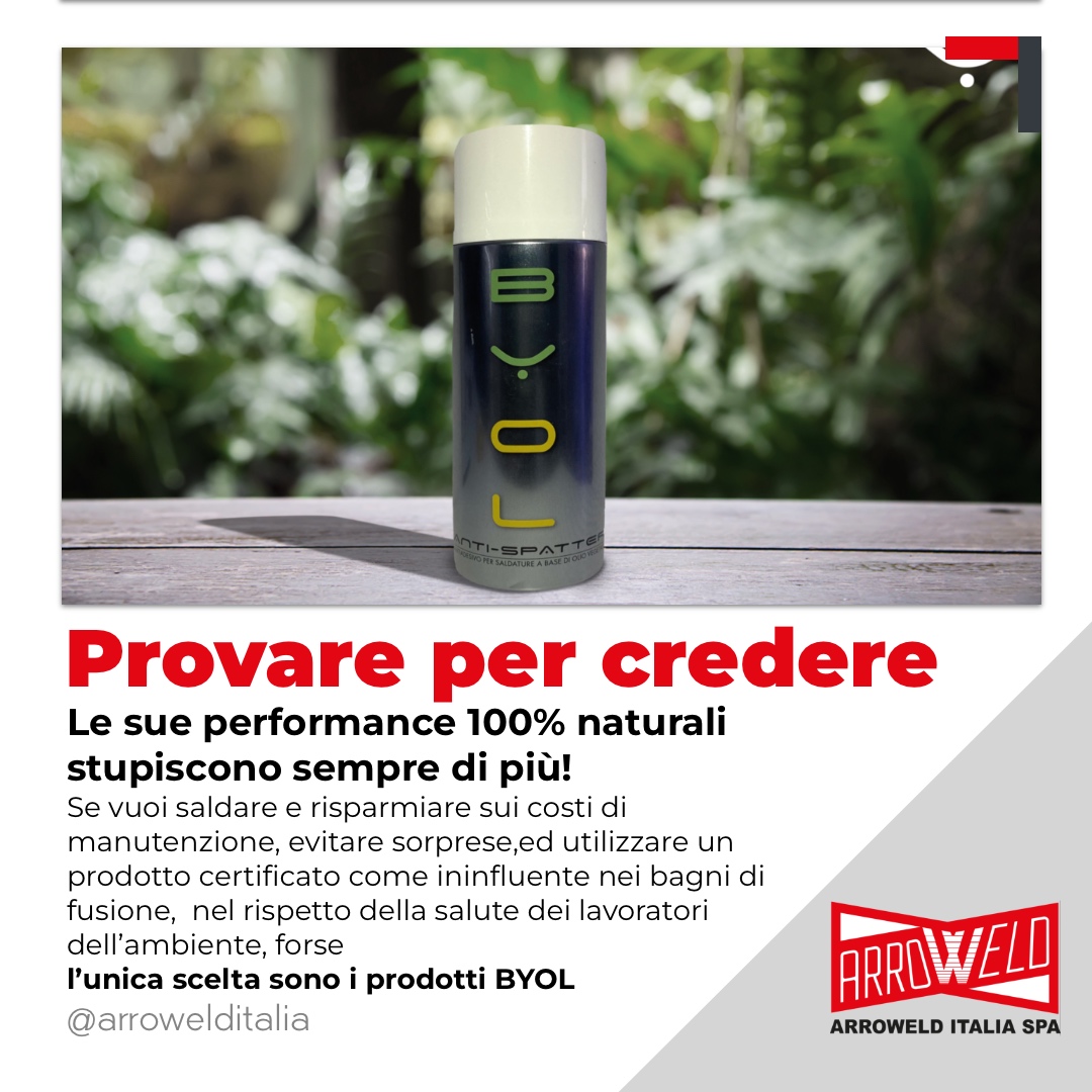 Byol - Performance saldatura e rispetto per ambiente e salute