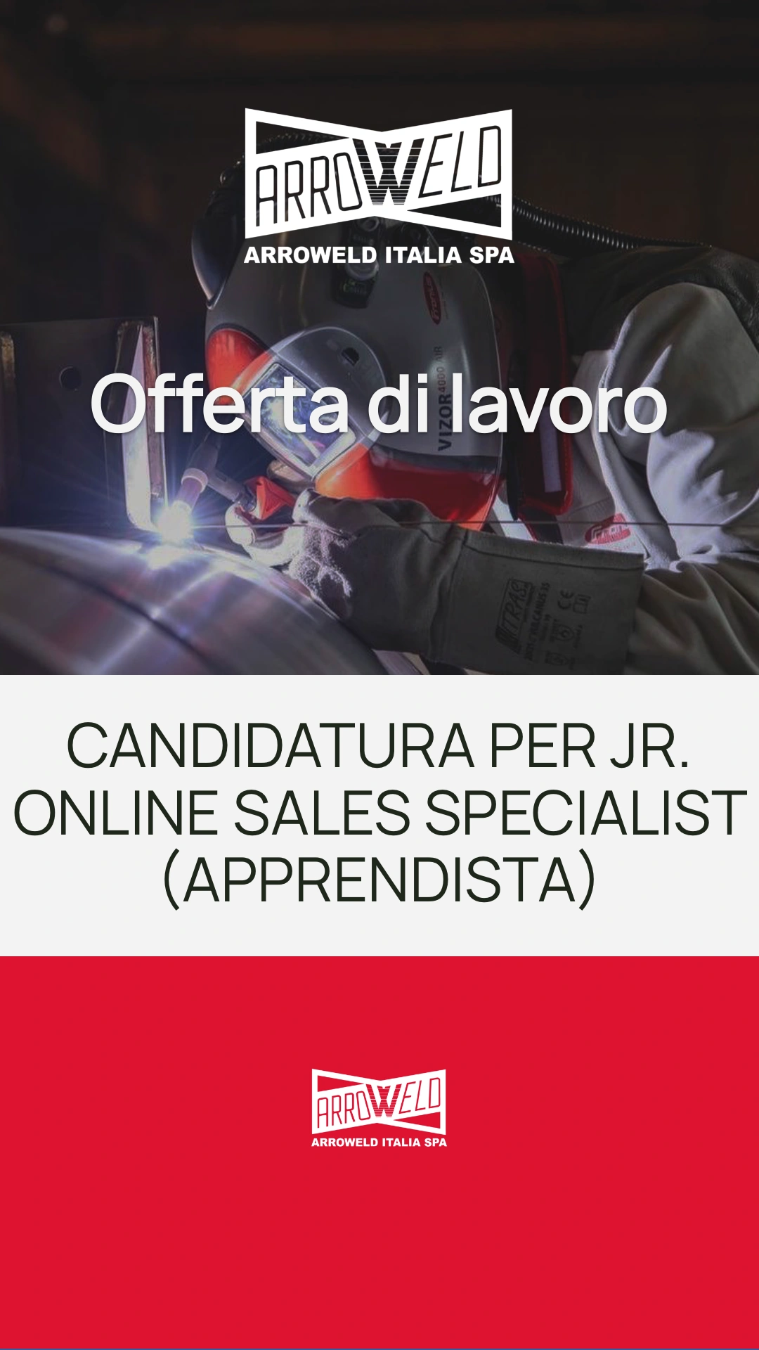 Candidatura per Jr. Online Sales Specialist (Apprendista)  vertical